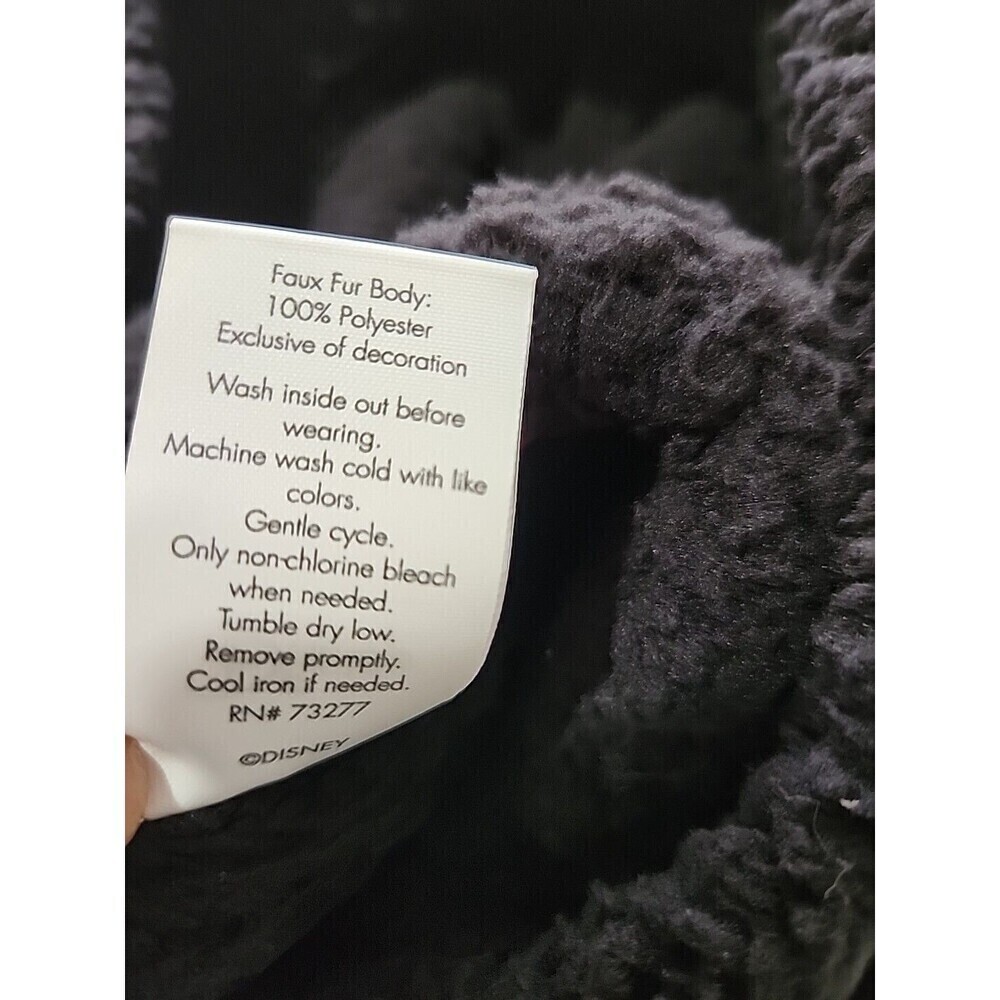 Disney Sherpa Sweater For Toddler Girl's Size 2T Black Warm Minnie Mouse - Picture 5 of 7